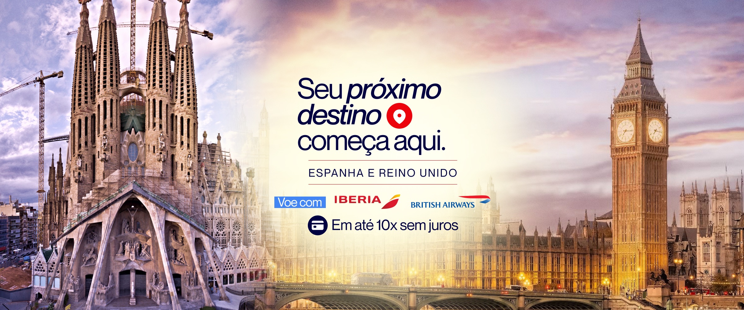 Condições especiais Iberia e British Airways