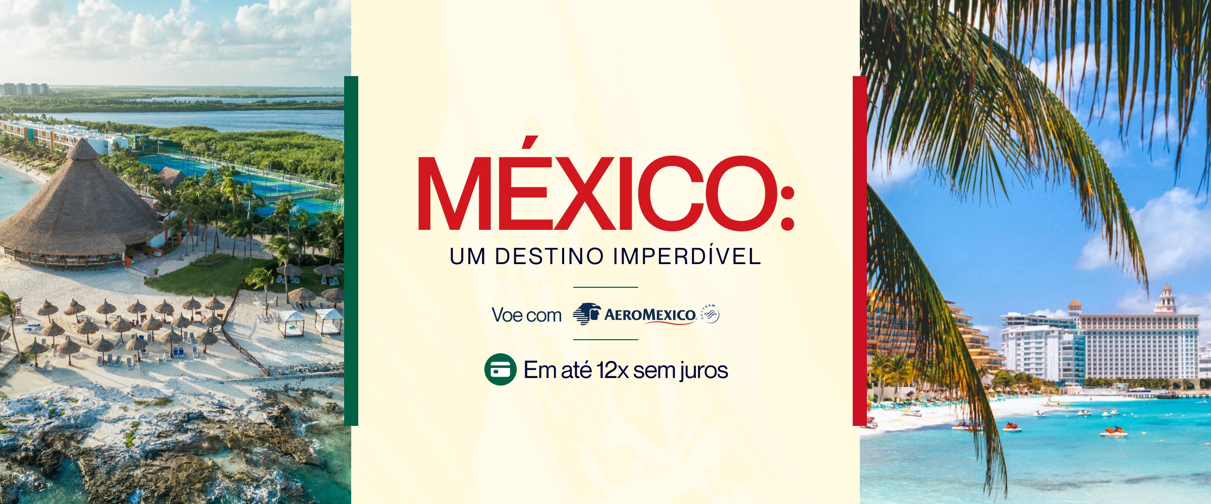 Oferta de viagem para o México